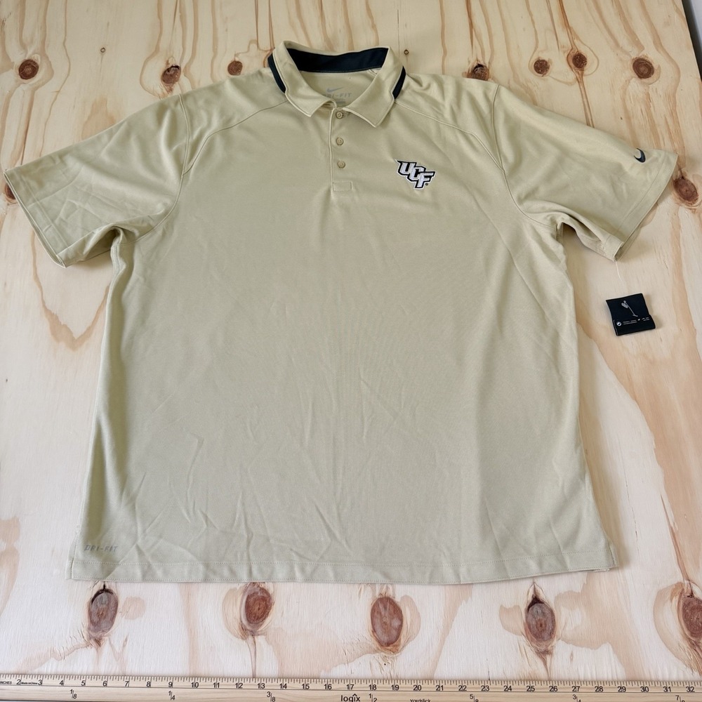 UCF Nike Golf Dri Fit XL University Central Florida Knights Logo Preppy NWT